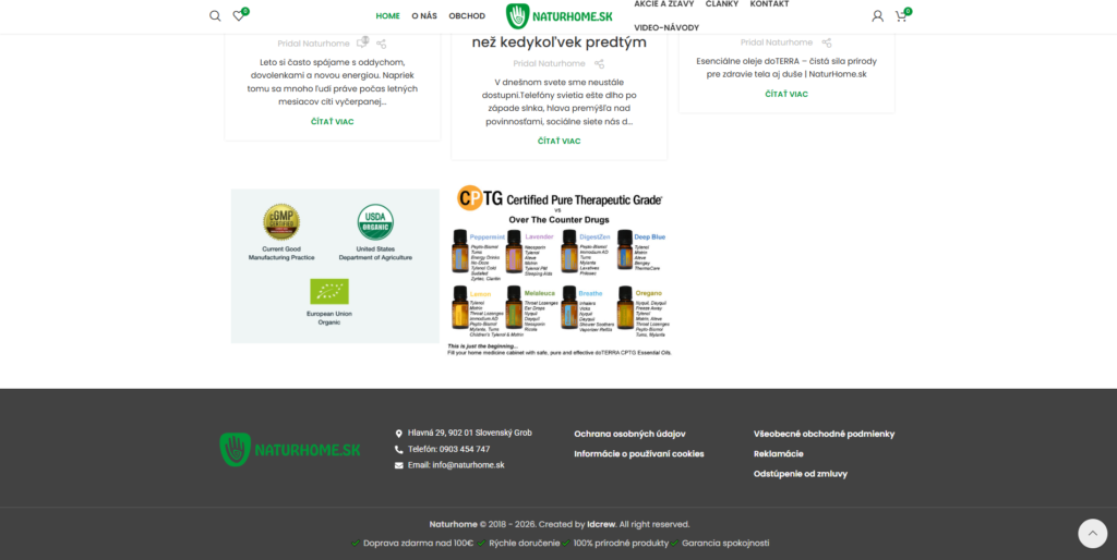 doTerra esenciálne oleje, difuzéry, bylinné kvapky, - Google Chrome 21. 7. 2026 13_26_18