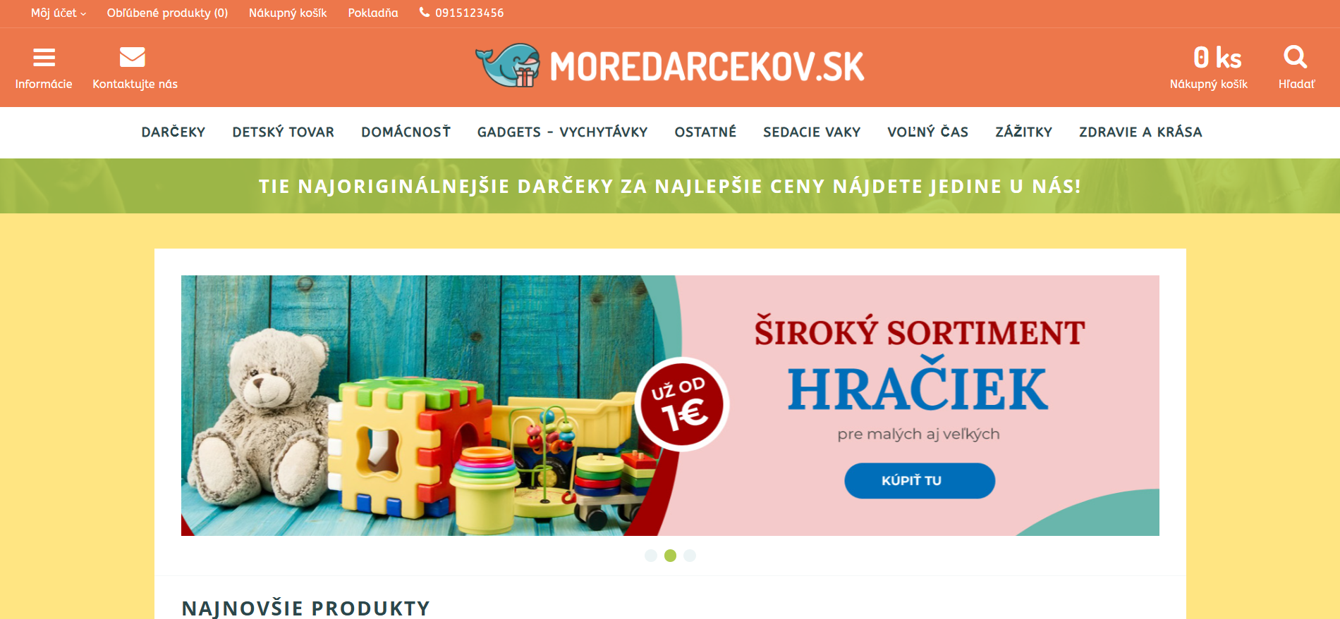 MoreDarcekov.sk